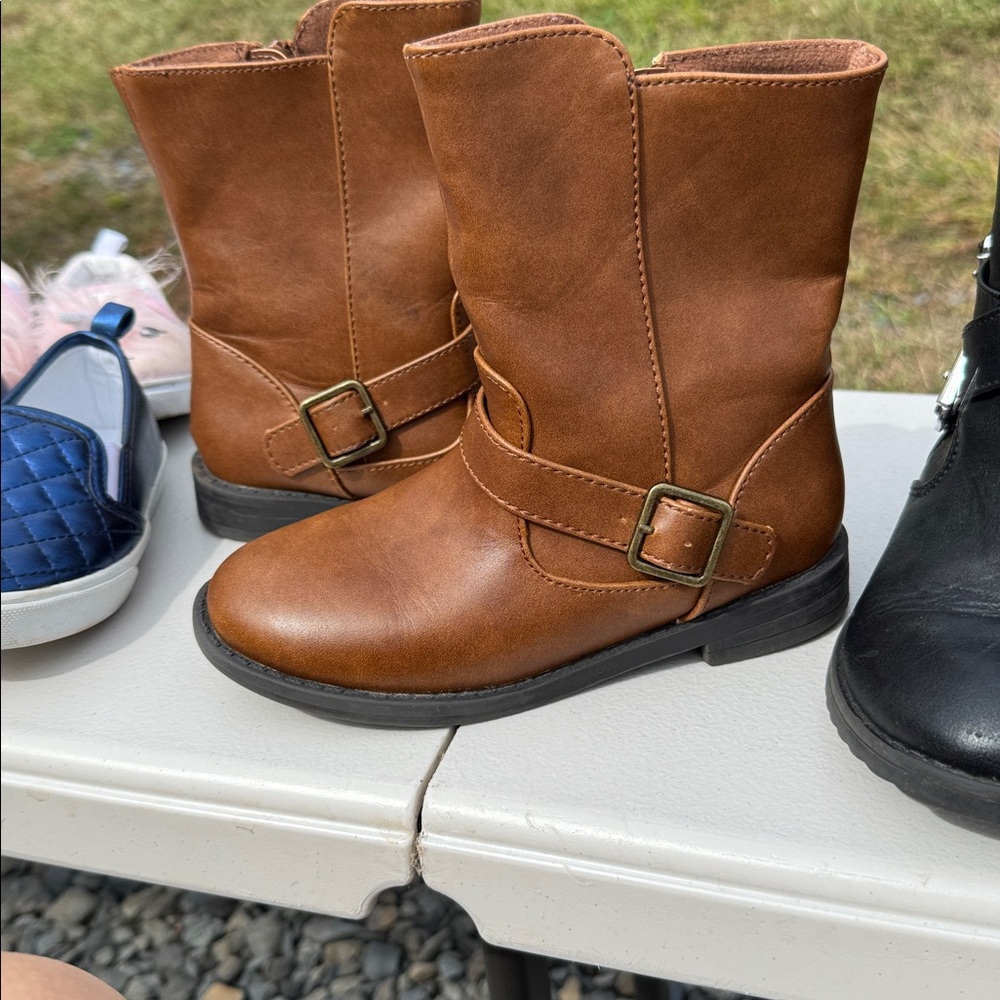 GAP Brown Buckle Ankle Boots